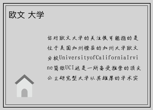 欧文 大学